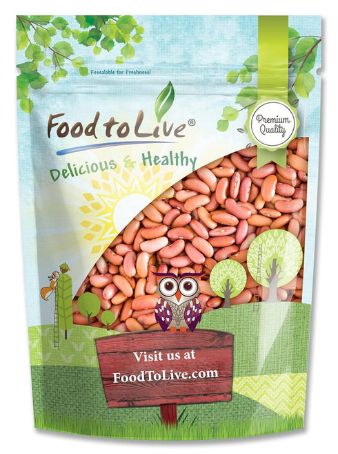 Food to Live Light Red Kidney Beans, 5 Pounds Whole Dried Beans,