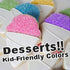 Huebeaty 6-in-1 180g Dye Free Rainbow Sanding Sugar Sprinkles Natural Edible Sprinkles for Cake Decorating and Baking