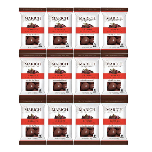 2.3-Ounce (Pack 12) Marich Chocolate Cherries