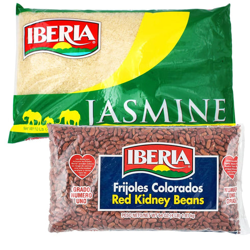Iberia Red Kidney Beans 4 lb. + Jasmine Rice 10 lb.
