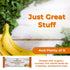 12 Pack Just Great Stuff Organic Protein Bars, Superfood Fruit and Vegetable Bars, Gluten Free, Vegan, Non GMO, Snacks