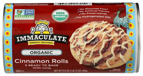 Immaculate Baking Co. IMMACULATE BAKING COMPANY Organic Cinnamon Rolls, 17.5 OZ