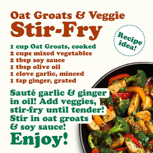 1.5 100% Food to Live Gluten Free Organic Oat Groats, Pounds Whole Grain, Non-GMO Seeds, Raw, Non-Irradiated, Vegan