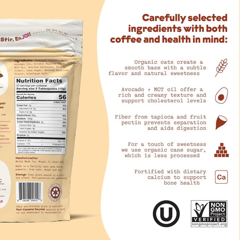 50 JOI Oat Milk Coffee Creamer, Hazelnut by JOI - Makes over servings. Vegan, Non-Dairy, Plant Based, Kosher