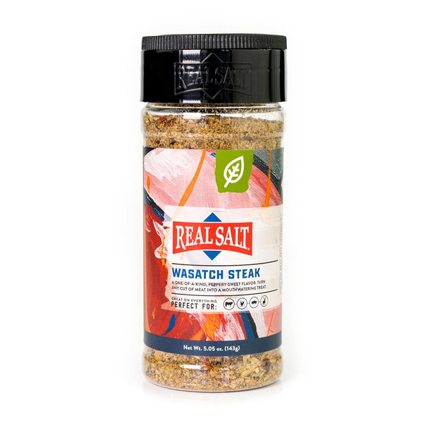 Redmond Real Sea Salt, Natural Unrefined Gluten Free Wasatch Steak Shaker