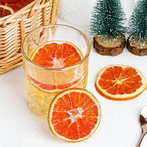 Generic 7.05oz(200g) Dried Blood Orange Slices,Dehydrated Blood Orange for Cocktails Tea Baking fruit snacks, Sugar