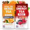 Total Tea Detox Tea & Energy Set - 25 Day Detox -