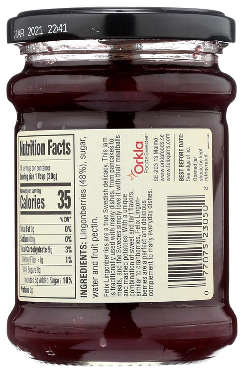 Felix 10 Lingonberry Wild Jar, , Ounce