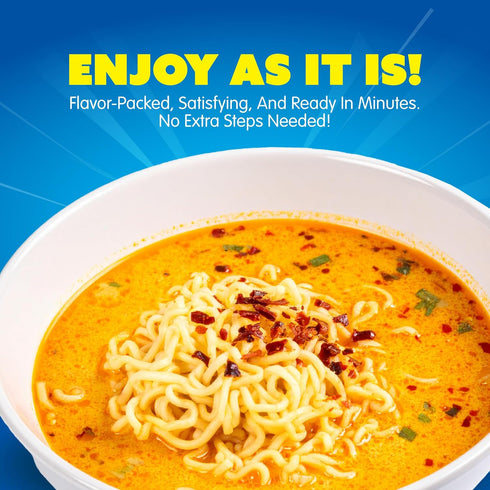 (Pack 5) Singaporean Spicy Laksa Noodles of Creamy Coconut & Spicy Chili Instant Noodles Mi Sedaap Halal Certified