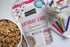 Safe + Fair Birthday Cake Granola, Gluten-Free, Dairy Free Vegan Breakfast, Snack or Dessert, 12oz