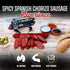 (8oz) Zicks Specialty Meats Spanish Chorizo Sausage | Healthy & Organic Spanish Chorizo | Premium Naturally Cured