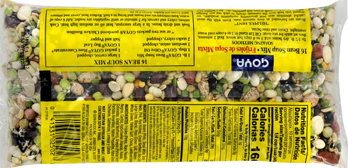 16 (Pack 2) Goya Foods Bean Soup Mix, Ounce
