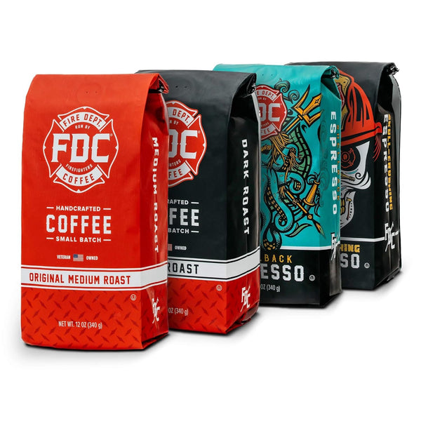 Fire Department Coffee - Gives Back to Firefighters - Rescue Variety Pack