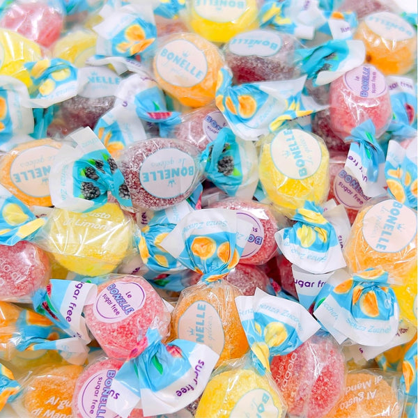 Bonelle Italian Sugar Free Fruit Jelly Candy | 1 Pound Bag |