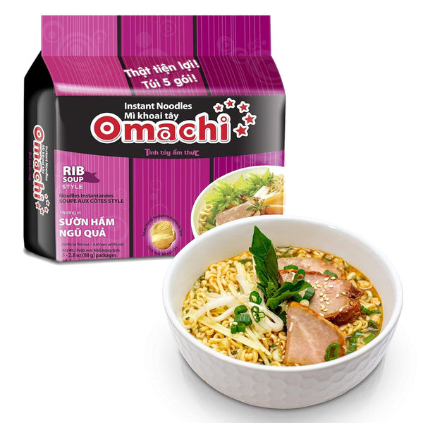 OMACHI Golden Potato Noodles - Beef ,Pork, Shrimp Flavors - Made with