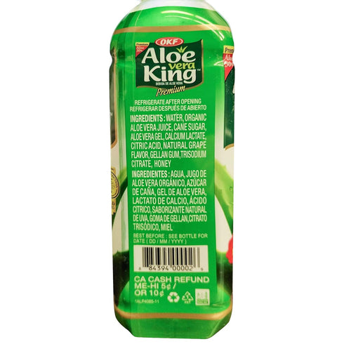 16.9 (Pack 12) OKF Aloe Vera King Drink, Original, Fluid Ounce