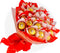 Purplebenjy Gourmet Hazelnut Milk Chocolate, Large Candy Chocolate Gift Bouquet, 24 Count Edible