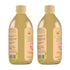 16,9 Oz (Pack 2) De Nigris Organic Apple Cider Vinegar With Honey & Ginger, Raw & Unfiltered of | Apple Cider Vinegar