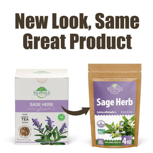 4 oz. 113g (4 oz) Dried Sage Herb Herbs Tea (Salvia Officinalis) - Herbal Tea Salvia Sage