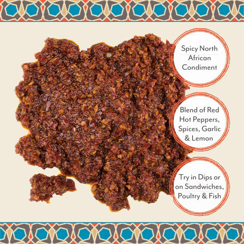 28-Ounce Roland Foods Harissa Red Chili Spread, Specialty Imported Food, Can