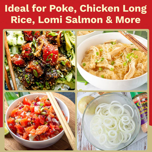 9 oz (Pack 1) NOH Original Hawaiian Seasoning Salt, of - Made w/Hawaiian Alae'a & Rock Salt for Cooking, Meat
