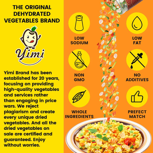 Yimi Dried Seafood Ramen Toppings, Dehydrated Vegetables Soup Mix - Freeze Dried Shrimp | Narutomaki Fish Cake |