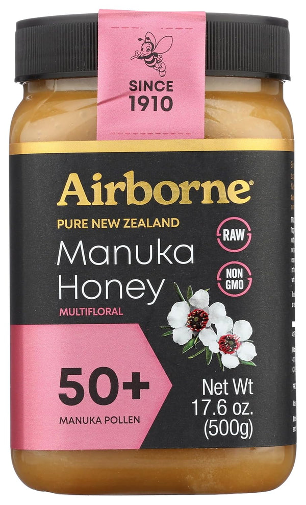 Airborne (New Zealand) Manuka Honey 50+ 500g / 1.1lbs