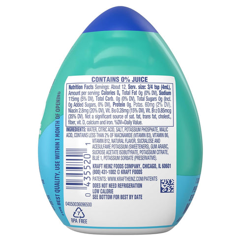 1.62 OZ, 8-Pack Mio Sport Liquid Water Enhancer, Berry Blast