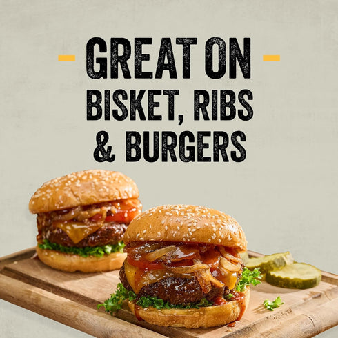 Mission BBQ 16 oz BBQ Sauce, KC Classic, A Kansas City Style Barbecue Sauce That Is Perfect For Adding A Sweet, Smoky