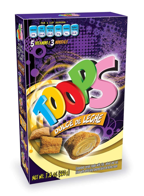 TOOPS Dulce de Leche Cereal, 7.8 Ounce (220 grams)(12 Pack)