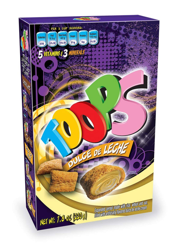TOOPS Dulce de Leche Cereal, 7.8 Ounce (220 grams)(12 Pack)