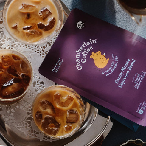 10 Oz Chamberlain Coffee Organic Espresso Dark Roast Coffee Blend - Whole Bean Specialty Coffee - Smooth & Balanced