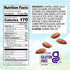 7 oz Snak Club Almonds with Hidden Valley Ranch Seasoning, Roasted Almonds, Gluten-Free and Kosher Snack, Resealable