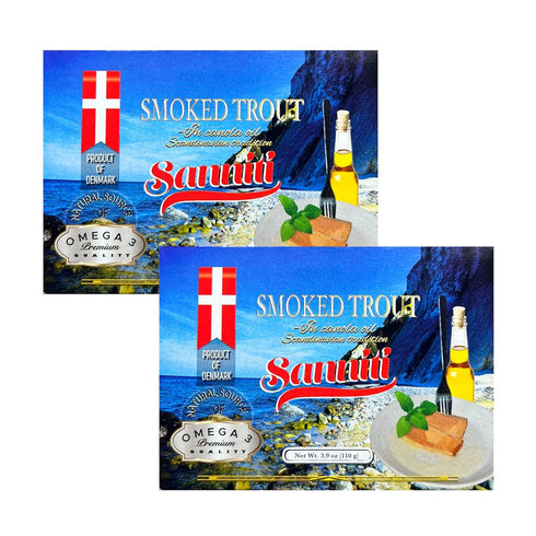 Sanniti Smoked Trout in Oil | Natural Source of Omega 3 |