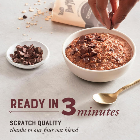 Packets, (1 Box/6 Packets Bob's Red Mill Instant Oatmeal Chocolate Chip per Box), Non-GMO, Gluten Free, Whole Grain