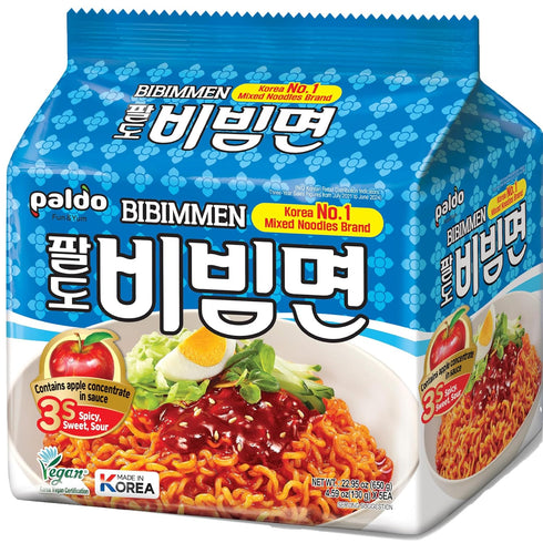 korea Paldo Bibim myun Cold Noodle instant ramen sweet spicy sauce 130g
