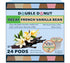 Double Donut Decaf French Vanilla Coffee Pods, Medium Roast Single Serve French