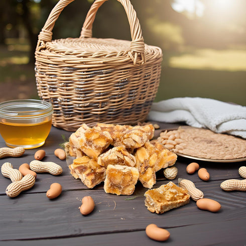 (2 Old Fashioned Peanut Squares by Nuts to You | Peanut Crunch with Delightful Crunch & All Natural Ingredients | Sweet