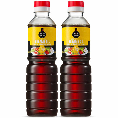 Best of Thailand Sesame Oil, Fat Free, Gluten Free, No MSG, Kosher Marinade & Dressing for Authentic Asian Cooking