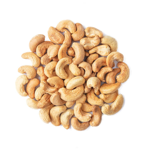 2 Food to Live Dry Roasted Whole Cashews, Pounds - Unsalted, Oven Roasted Cashew Nuts, No Oil Added, Kosher, Vegan