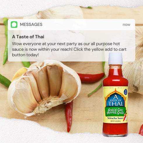 Taste Of Thai Garlic Chili Pepper Sauce