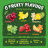 Gummy 6 (Pack 8) Black Forest Bears Candy, Real Fruit Juice, Ounce Bags