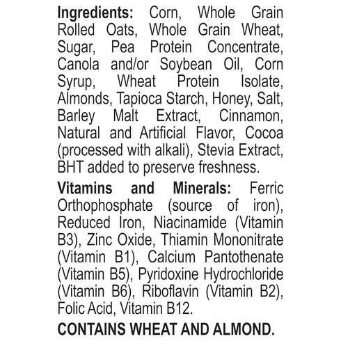 15 oz (Pack 1) Honey Bunches of Oats Honey & Almond Protein Cereal, Breakfast or Snack, Family Size