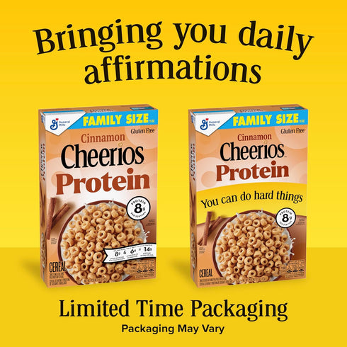 8g 15 oz Cheerios Protein Cereal, Cinnamon, Protein, Family Size