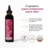 Just Date Organic Pomegranate Syrup, 100% Natural, Healthy Alternative, 8.8 oz Squeeze Bottle
