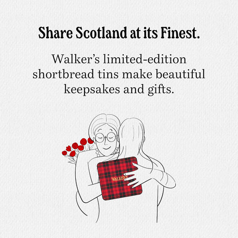Commemorative 8.8 Oz Walker's Shortbread London Bus Tin, All-Butter Shortbread Cookies