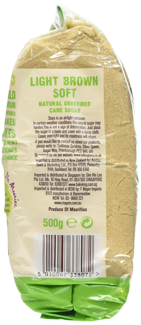Billington's 500 BILLINGTONS Light Brown Soft Sugar, GR