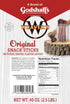 (80 7" 40oz Weavers Original Snack Sticks mild flavored beef and chicken snack sticks per bag)