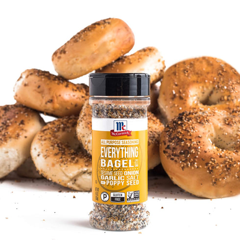 4.8 oz McCormick Everything Bagel All Purpose Seasoning