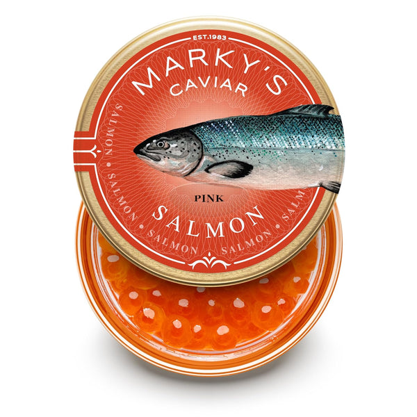 Marky's Caviar MARKY'S American Pink Salmon Roe Caviar Wild Caught 1 oz / 28
